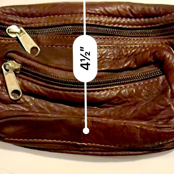 Coronado Men's Brown Leather Belt Bag - Picture 11 of 14